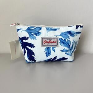 Cath Kidston Blue Leaf Cosmetic Bag Size Medium